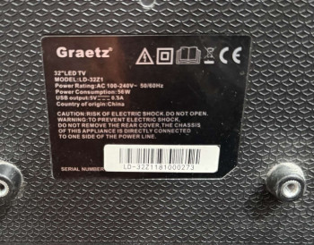 ტელევიზორი GRAETZ LD-32Z1  ID: 0032 -I