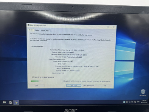 ნოუთბუქი Acer Aspire 3 ID: 527949-I