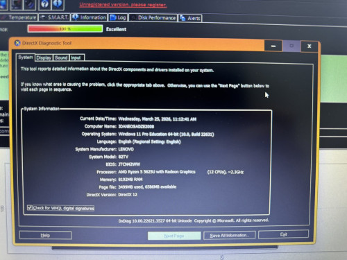 ნოუთბუქი Lenovo AMD Ryzen 5 5625U  ID : 436419-III