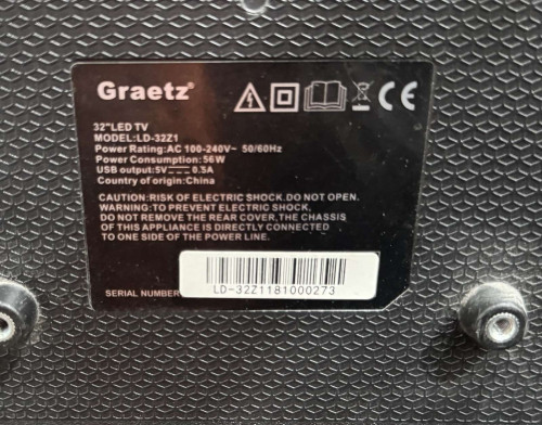 ტელევიზორი GRAETZ LD-32Z1  ID: 0032 -I